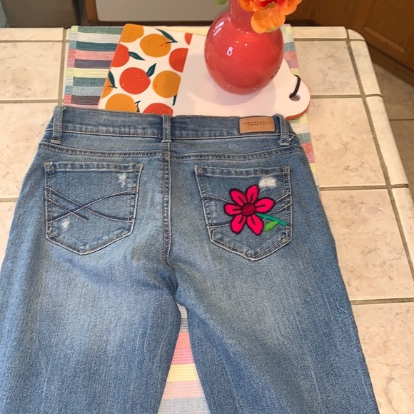 Aeropostal hand embroidered pants - Picture 3 of 12